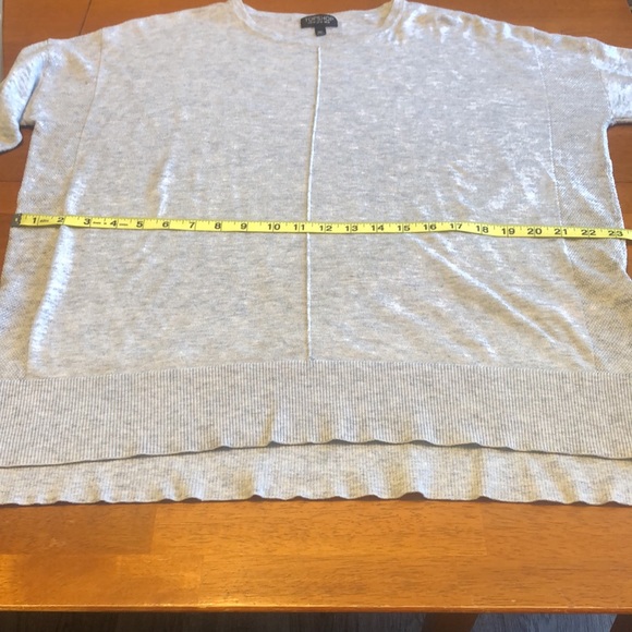 TOPSHOP Women’s Size 10 Thin Soft Grey Long Sleeve Sweater Top - Picture 9 of 10